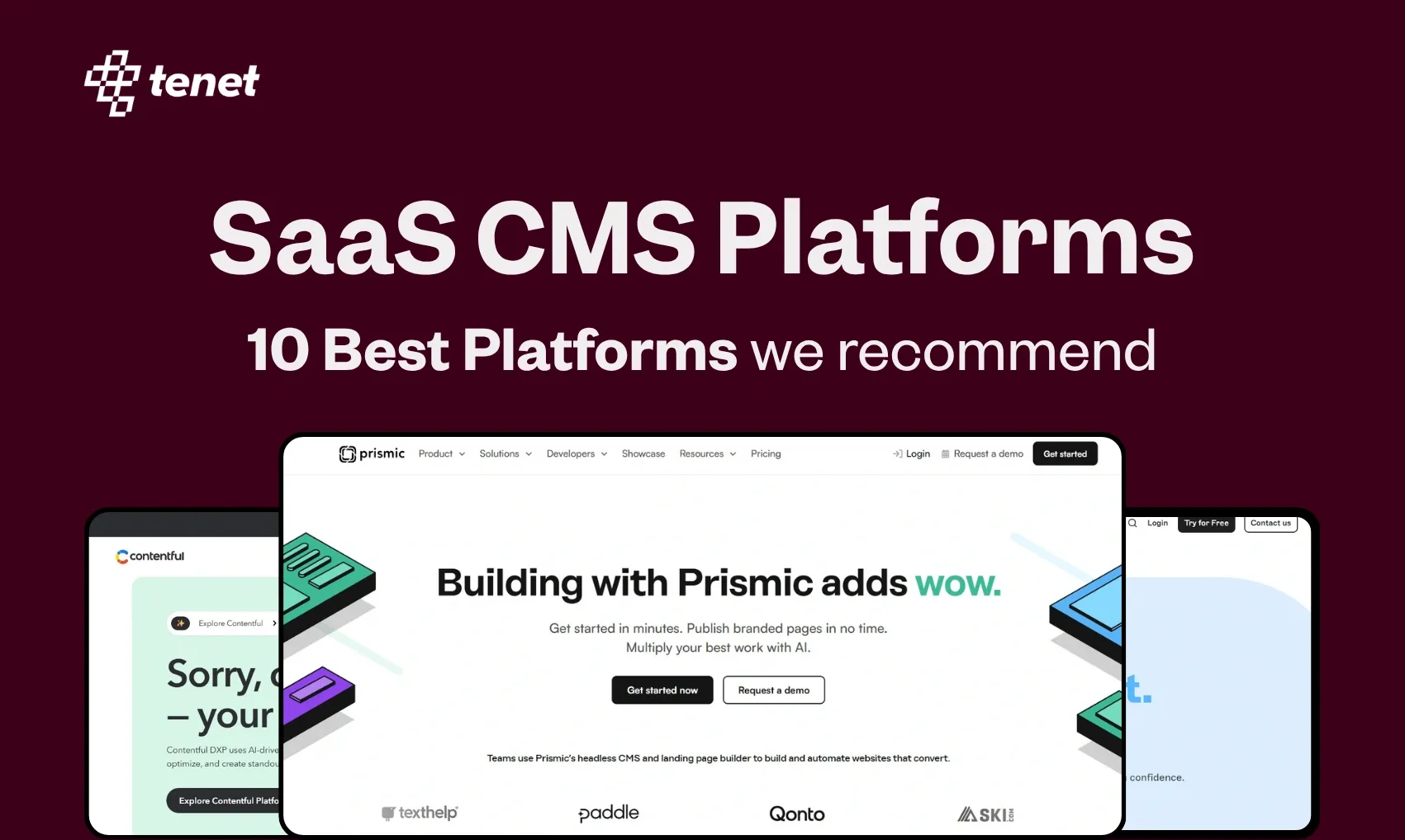 10 Best SaaS CMS Platforms We Recommend to Our Clients