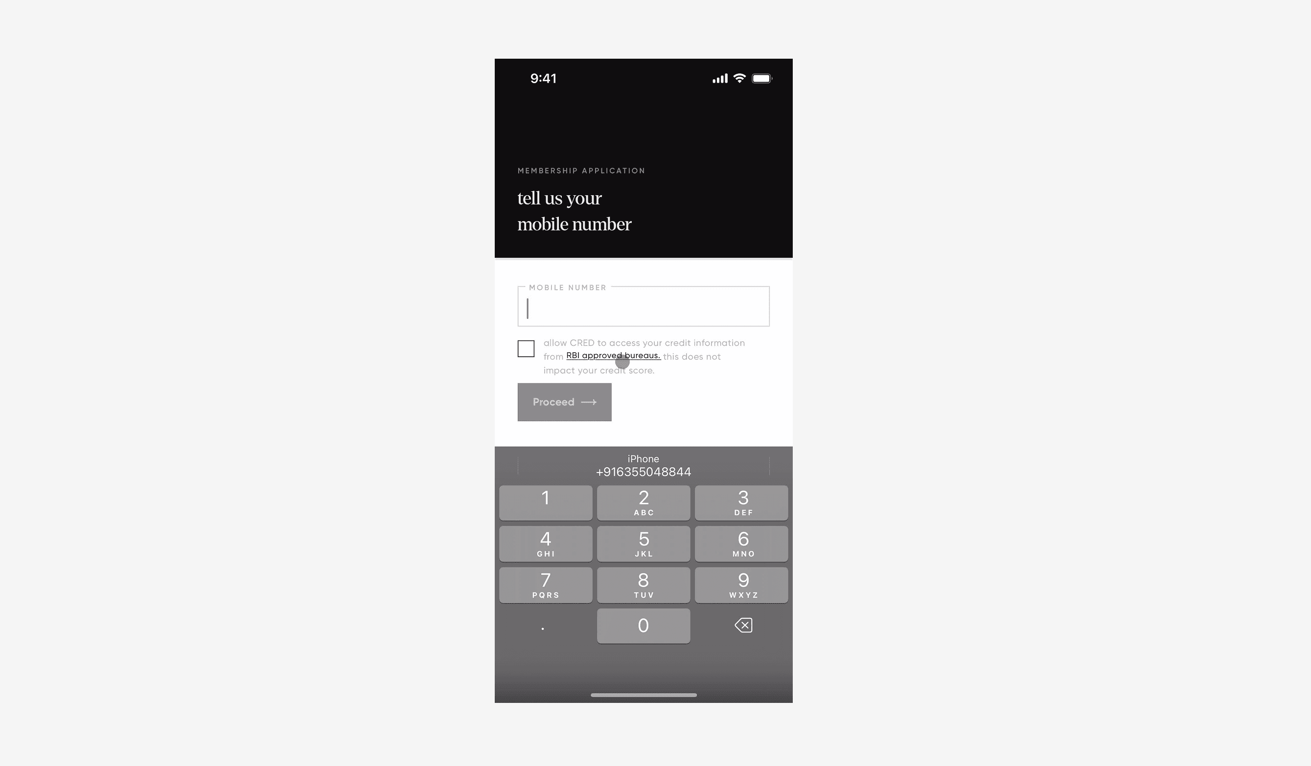 Cred login | Tenet