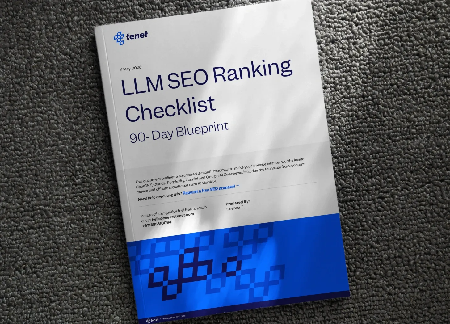 LLM SEO Ranking Checklist : Rank in AI Search