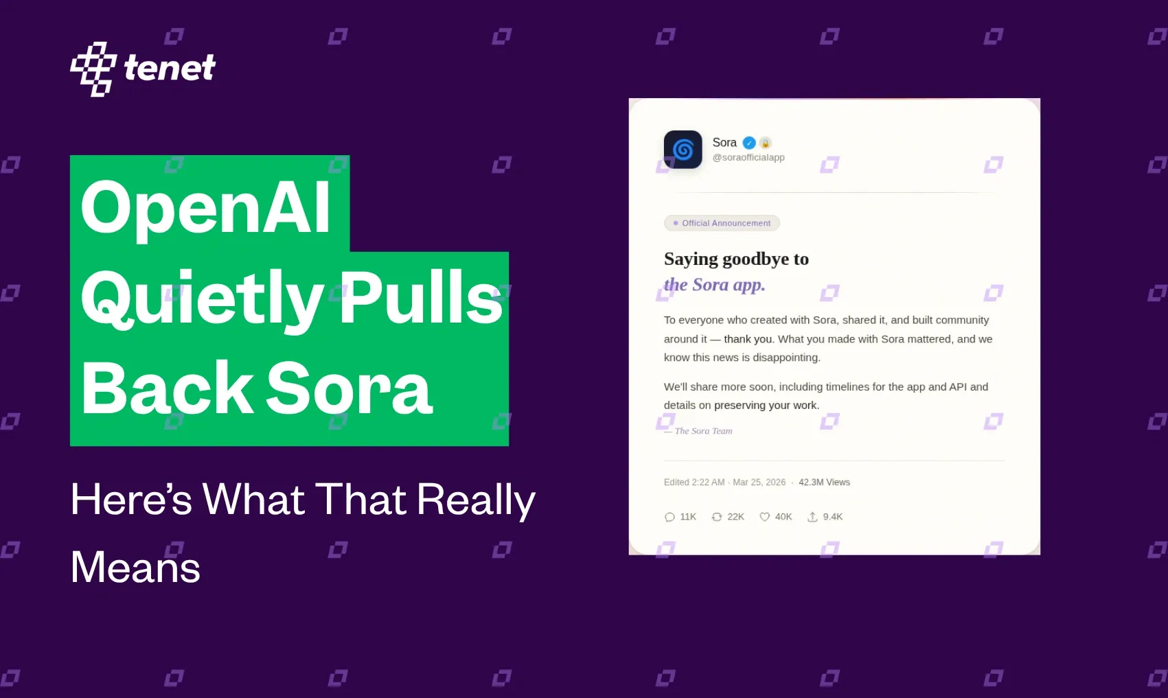 OpenAI Quietly Pulls Back Sora, Here’s What That Really Means