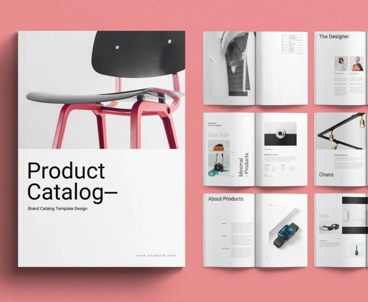 Product Catalog Brochure Design 