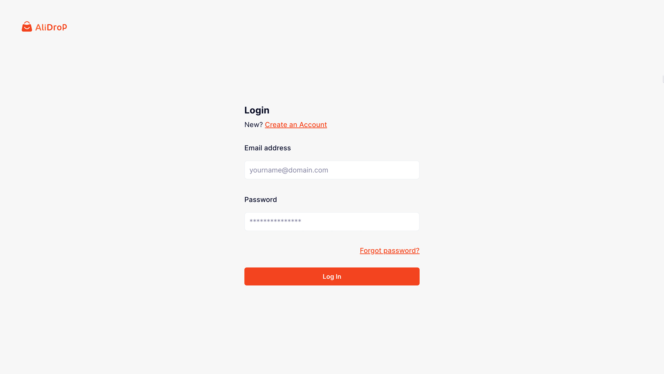 Aimfox Login Page Example